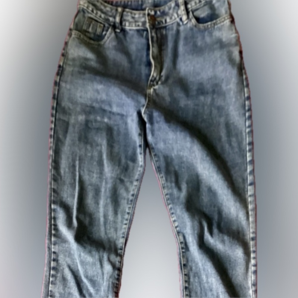 High Waist Stone Washed Mom Jeans by Shein | Size Medium - Picture 2 of 9